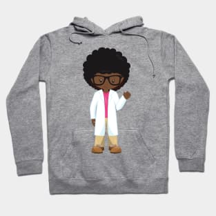 Science Girl, African American Girl, Scientist Hoodie